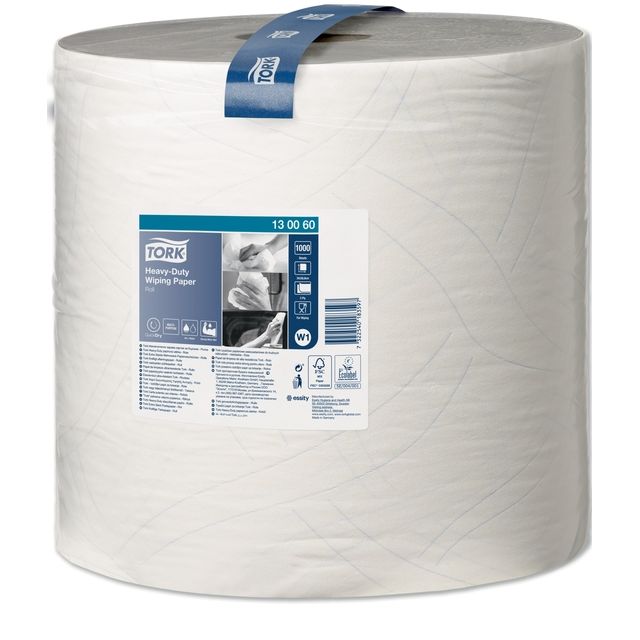 Tork -  Poetspapier w1 heavy duty premium 2laags wit
