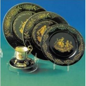 Klika - Vajilla transparente presentación 2 piezas