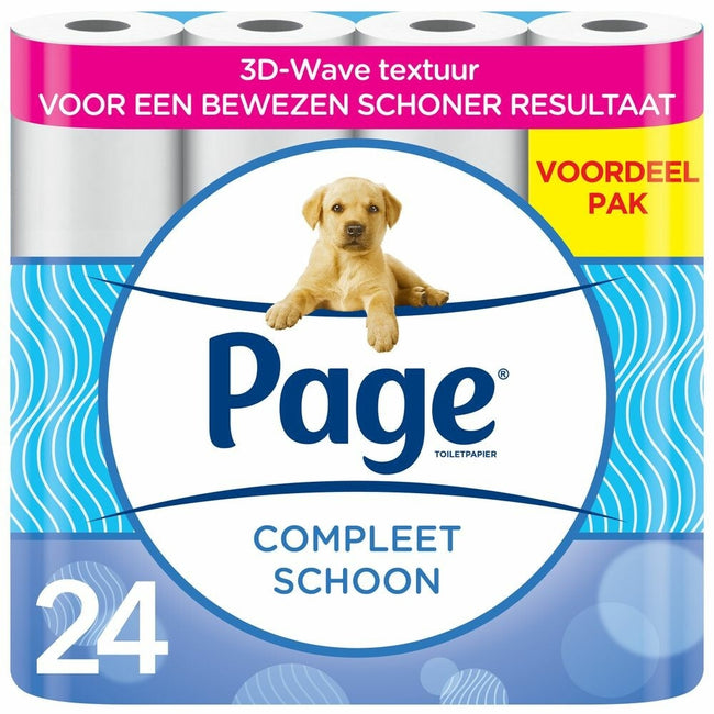 Page - Toilet paper Complete Clean 2-layer 140 sheets 24 rolls white