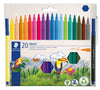 Staedtler - Marqueur de couleur Noris 326 étui carton 20 couleurs
