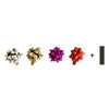 Haza - Rosette glitterate 50mm assortite