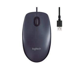 Logitech - Souris USB B100 noire