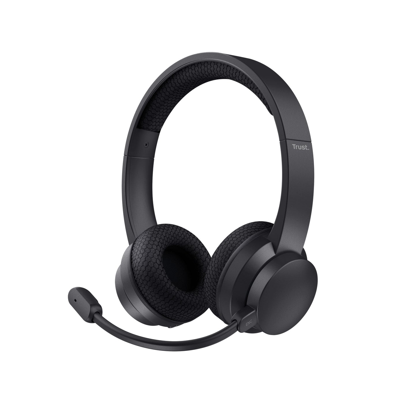 Trust -  Ayda Headset Bedraad en draadloos Hoofdband Oproepen/muziek USB Type-C Bluetooth Zwart
