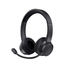 Trust -  Ayda Headset Bedraad en draadloos Hoofdband Oproepen/muziek USB Type-C Bluetooth Zwart