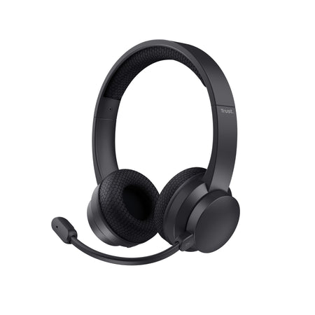 Trust -  Ayda Headset Bedraad en draadloos Hoofdband Oproepen/muziek USB Type-C Bluetooth Zwart