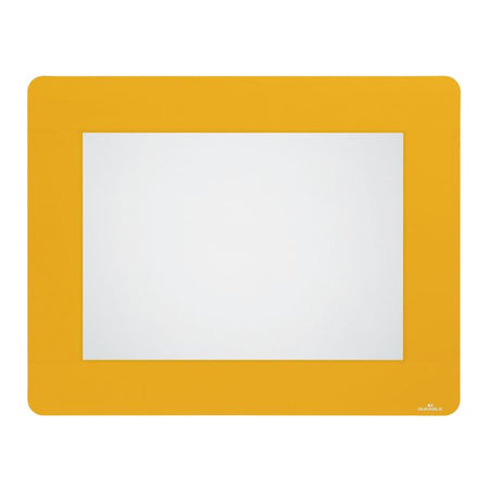 Durable - Floor sticker frame for A4 documents removable yellow 10 pieces