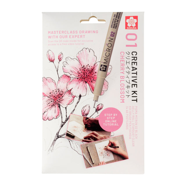 Sakura - Tekenset creative kit cherry blossom