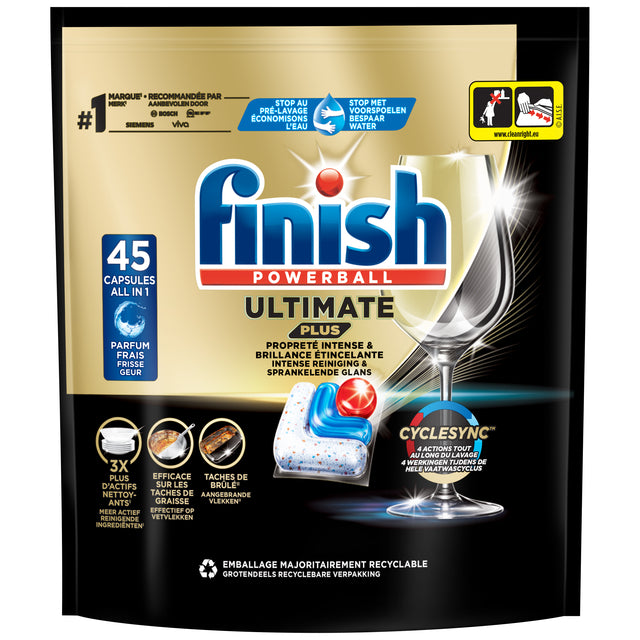 Finish - Dishwasher tablets e Plus 45 pcs