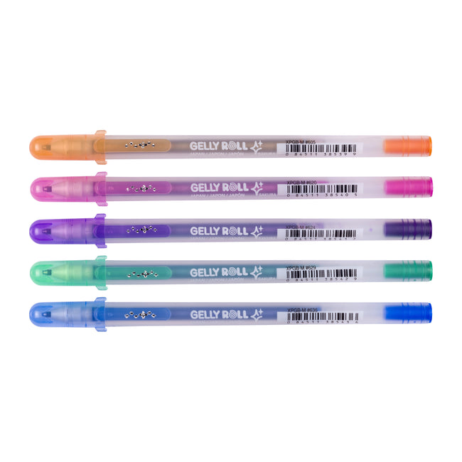 Sakura - Gel Writer Gelly Roll Silver Shadow set di 5 colori