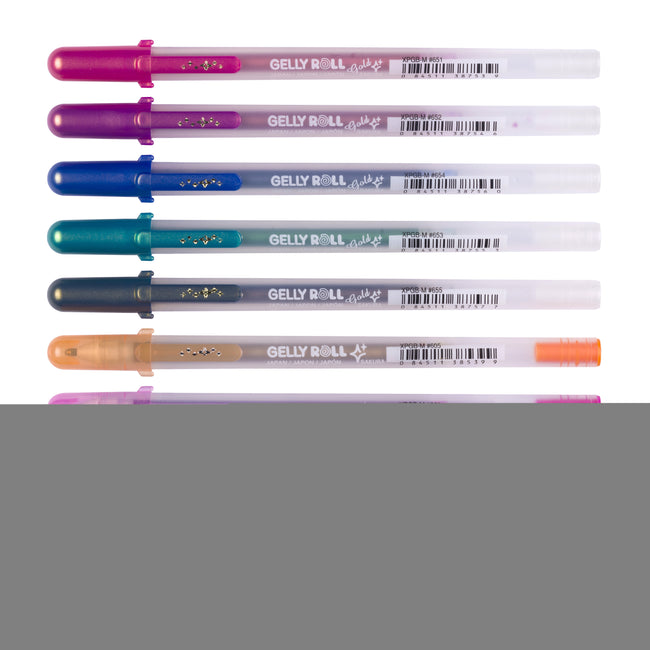 Sakura - Gel Writer Gelly Roll Gold Silver Shadow set di 10 colori