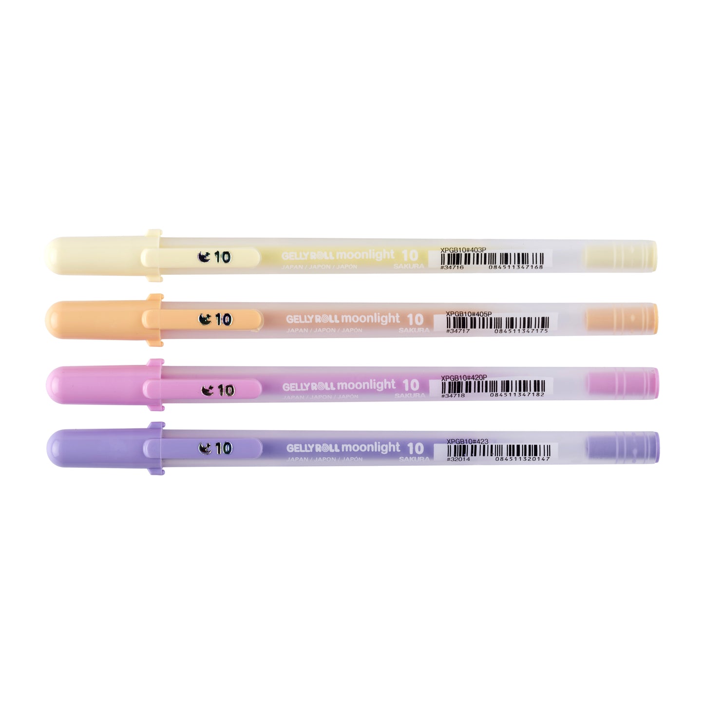 Sakura - Gel Writer Gelly Roll Moonlight 10 set di 4 colori | 6 pezzi