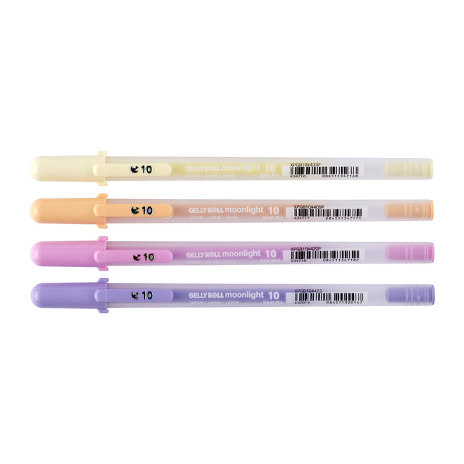 Sakura - Gel Writer Gelly Roll Moonlight 10 set di 4 colori | 6 pezzi