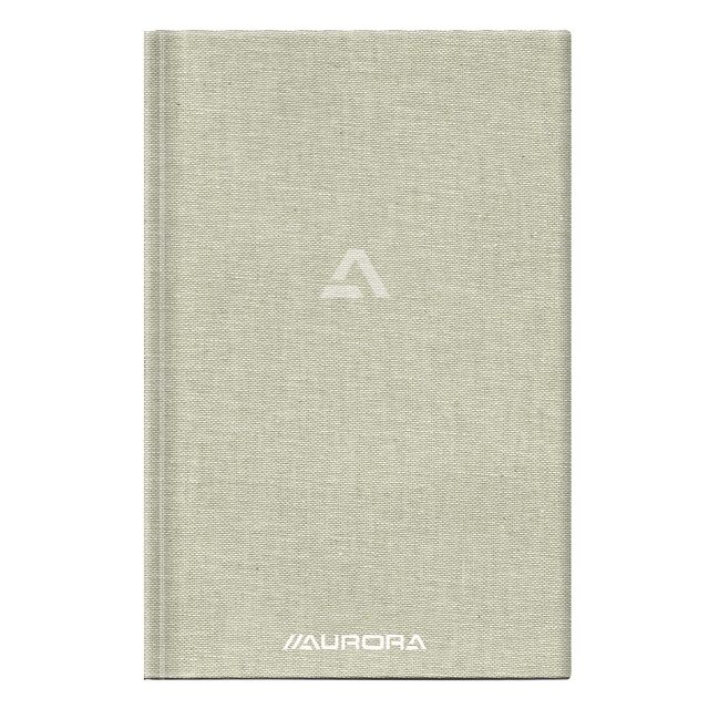 Aurora - Notebook A5 line 192 pages 80g linen gray