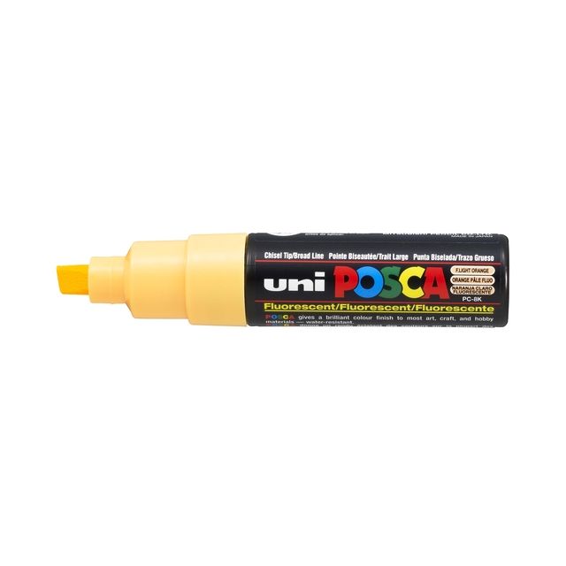 Posca - Paintmarker Uni PC8K diagonal ancha fluor naranja claro