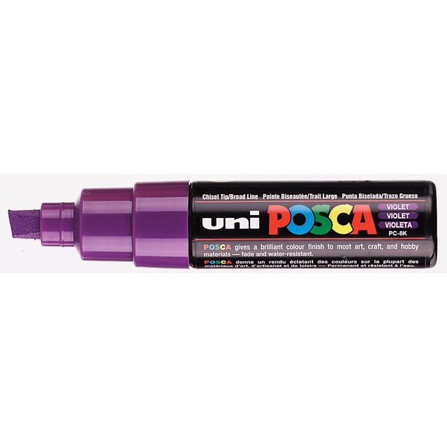 Posca - Marqueur Uni PC8K diagonale large violet