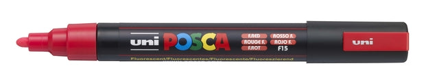 Posca -  Paintmarker uni  pc5m m fluor rood | 6 stuks