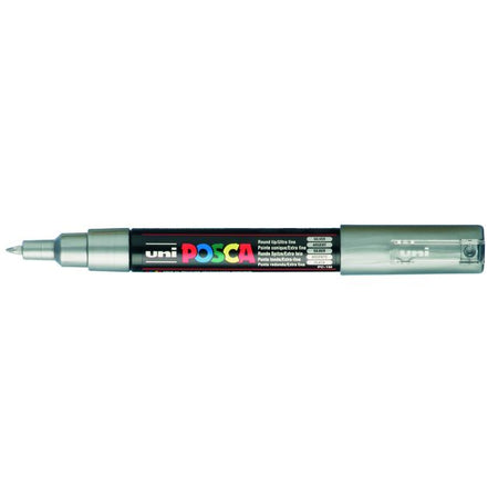 Posca - Marqueur Uni PC1MC argent extra fin | 6 pièces