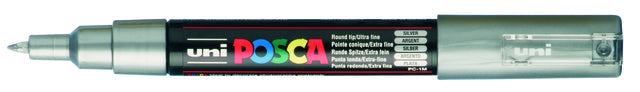 POSCA - UNI POSCA PAINCARKER PC -1MC, 0,7 mm, argent