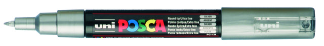 Posca - Uni POSCA paintmarker PC-1MC, 0,7 mm, zilver