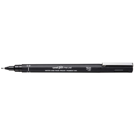Uni-ball -  Fineliner pin 0.9mm zwart