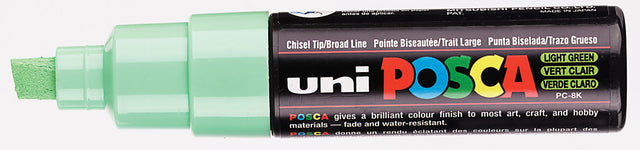 Posca - Paintmarker Uni PC8K wide diagonal light green
