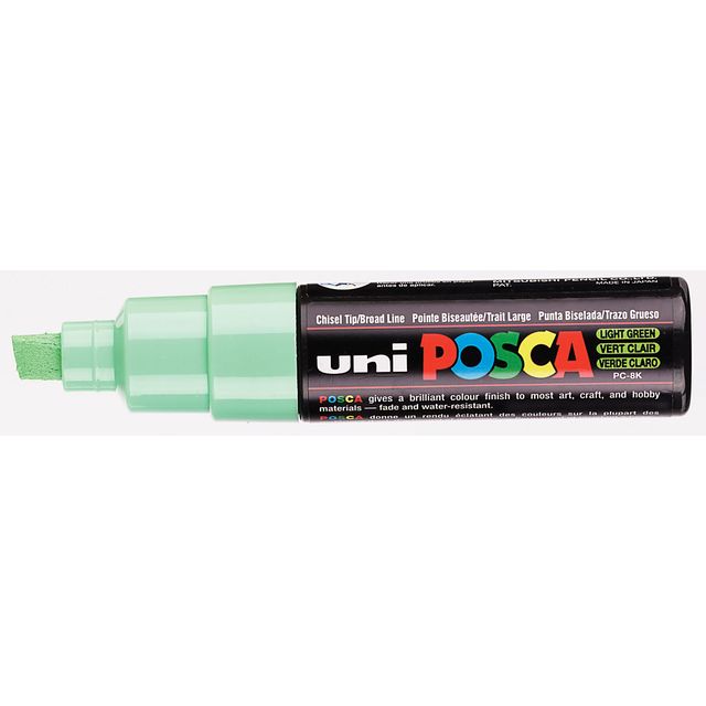 Posca -  Paintmarker Uni  PC8K breed schuin lichtgroen