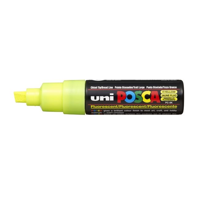 Posca -  Paintmarker uni  pc8k b schuin fluor gl