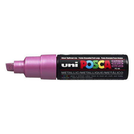 Posca -  Paintmarker uni  pc8k b schuin metallic roze