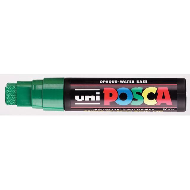 Posca -  Paintmarker Uni  PC17K extra breed rechthoek donkergroen