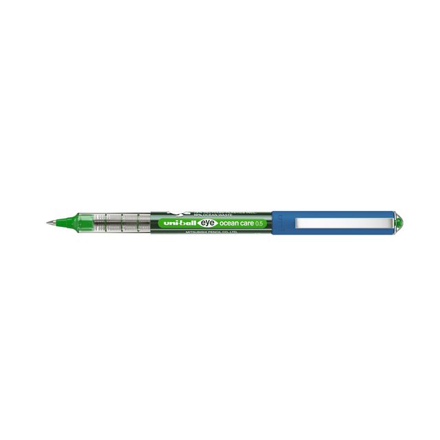 Uni-ball - Bolígrafo Roller Eye Ocean Care fino verde