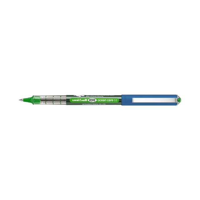 Uni-ball - Eye Ocean Care roller, schrijfbreedte 0,3 mm, groen