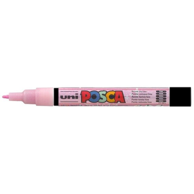 Posca - paintmarker PC-glitter roze