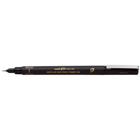 Uni-ball -  Fineliner pin brush ef zwart