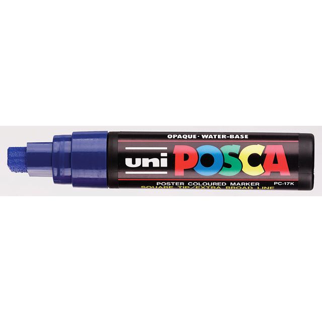 Posca - Verfstift  pc17k eb rechthoek donkerblauw