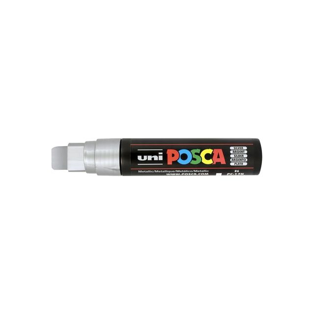 Posca - Verfstift posca pc17k eb rechthoek zilver