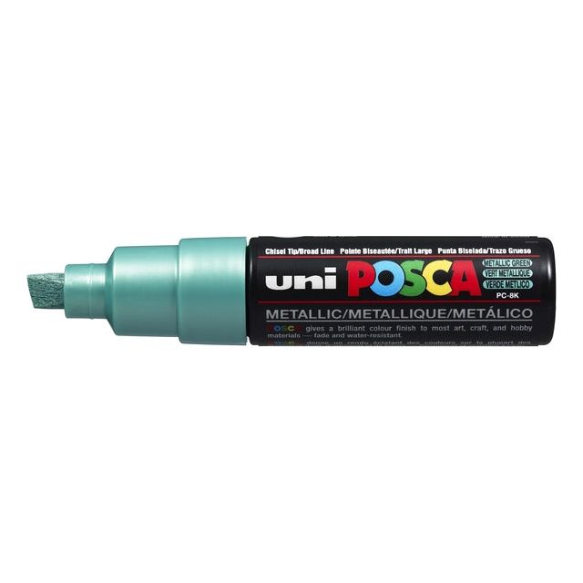 POSCA - POSCA PC8K B Slanting Metallic Green