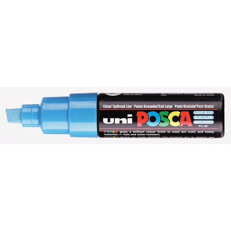 Posca - Paintmarker Uni PC8K wide slanted light blue
