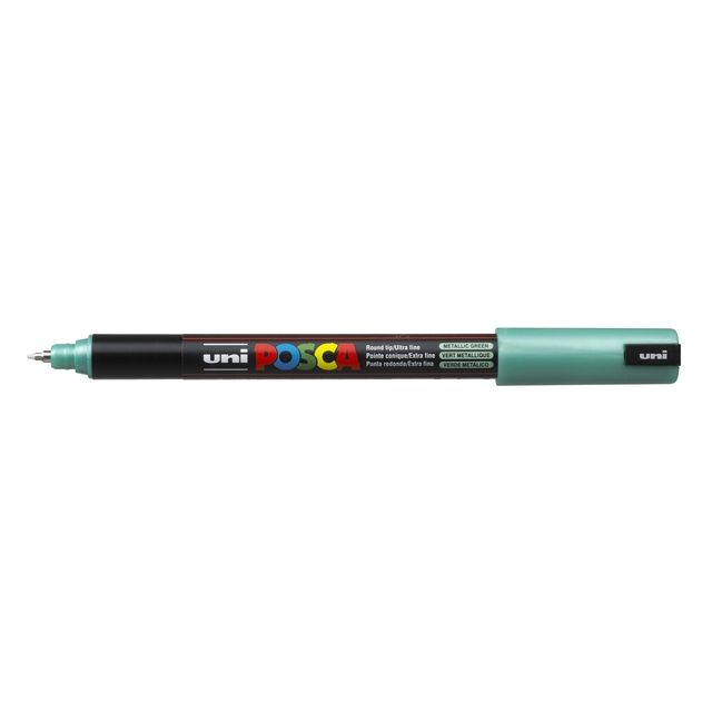 Posca - Marqueur Uni PC1MR extra fin vert métallisé