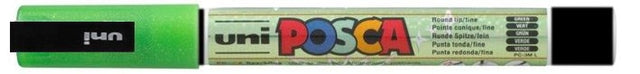 Posca - Paintmarker Uni PCfine glitter verde scuro