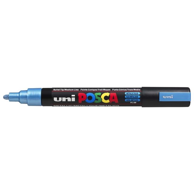 Posca - Verfstift posca pc5m m metallic blauw