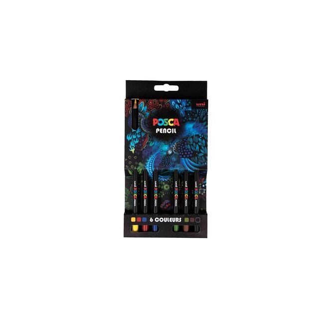 Posca -  Kleurpotlood  6st assorti
