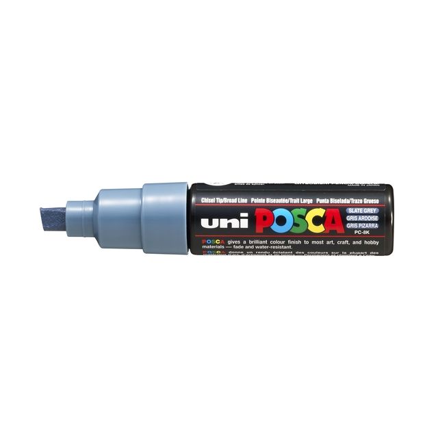 Posca - Paintmarker Uni PC8K ancho inclinado gris pizarra