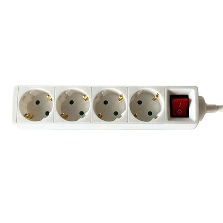 BRASQ - Power strip 4x 3 meters white
