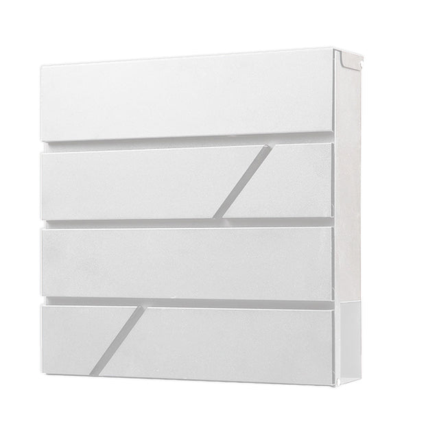 BRASQ - Cassetta delle lettere PB200 Deluxe da parete bianca