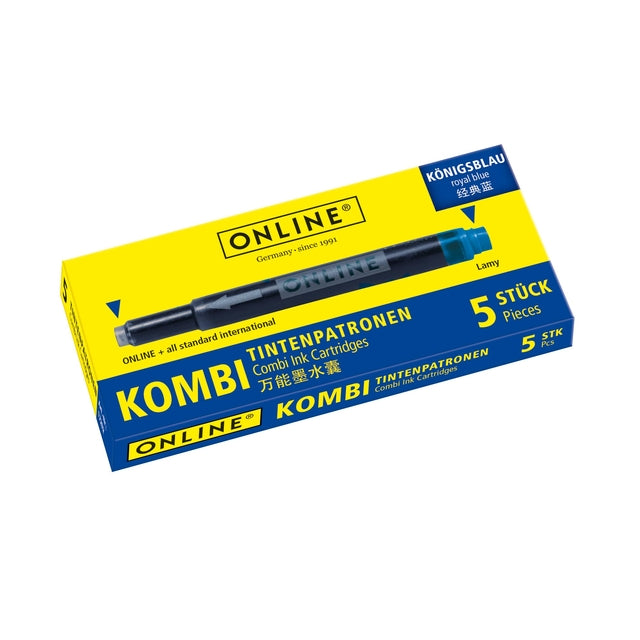 Quantore - Cartucce d'inchiostro Online Kombi scatola blu da 5 pezzi