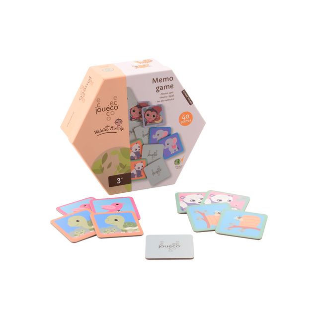 Office -  Jouéco the wildies family memo spel | 6 stuks
