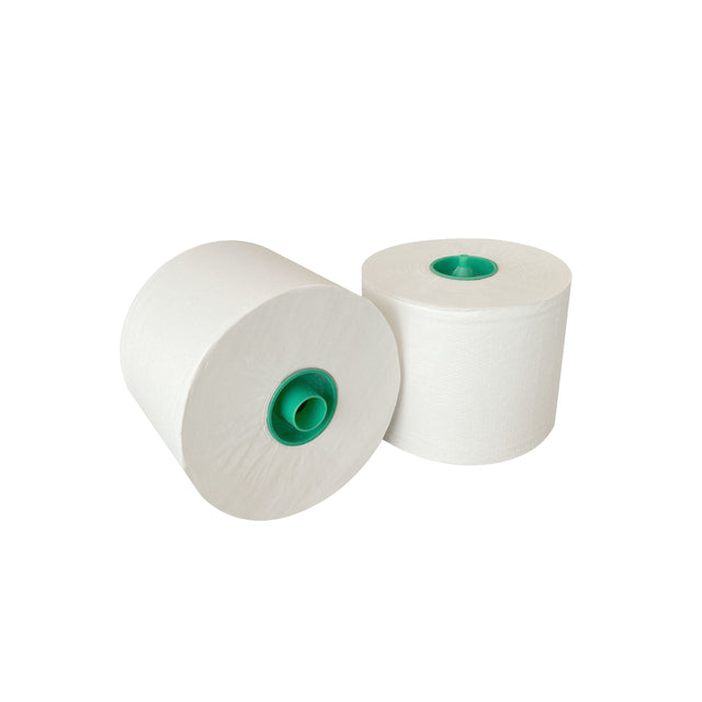 Cleaninq -  Toiletpapier systeemrol 1laags 150m wit