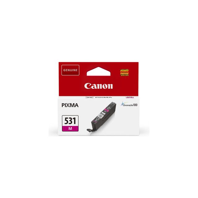 Canon - inktcartridge CLI-531, 515 pagina's, OEM 6120C001, magenta