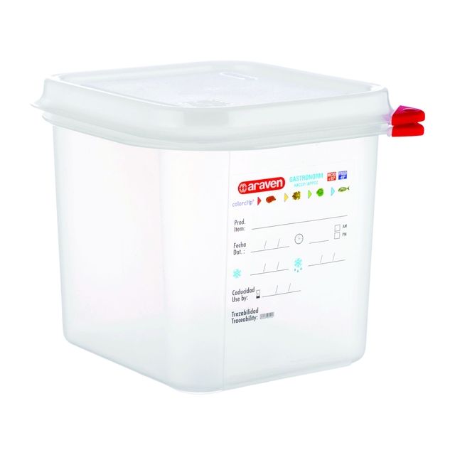 Araven - Food box gn 1/6 with lid 2600 ml