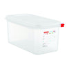 Araven - Boîte alimentaire GN 1/3 avec couvercle 6 litres 4 pièces